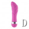 (0083)PEMBE YAPRAK DESENLİ MİNİ VİBRATOR