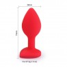 (0249)KIRMIZI KALP'Lİ ANAL PLUG