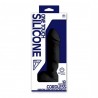 (0115)ONE TOUCH SİLİCONE 18CM KABLOSUZ VİBRATÖR - ZENCİ