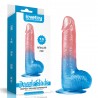 [1117] 20 CM Anal Vajinal Kullanım Yumuşak Dokulu Jel Penis - Dazzle Studs