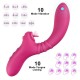 (Y7595) TONGUE TEASE Eğri G-Spot Uyarıcı ve Klitoris Uyarıcı 2 in 1 Hareketli Dil Vibratör