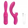 (Y7595) TONGUE TEASE Eğri G-Spot Uyarıcı ve Klitoris Uyarıcı 2 in 1 Hareketli Dil Vibratör