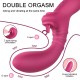 (Y7595) TONGUE TEASE Eğri G-Spot Uyarıcı ve Klitoris Uyarıcı 2 in 1 Hareketli Dil Vibratör