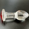 (Y2133-2) CRYSTAL CLEAR Kristal Cam Anal Plug