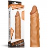 (LV1053B) Dolgulu Gerçekçi Melez Doku Penis Kılıfı - Pleasure X-Tender Serisi