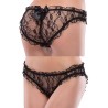 (MS7637) Merry See Transparan Seksi Dantel Külot