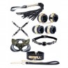 (RS2230) Fetiş Set Gold Siyah