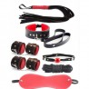 (RS2221) Fetiş Set Siyah Kırmızı