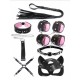 (RS2231) Fetiş Set Siyah Pembe