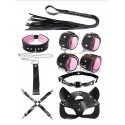 (RS2231) Fetiş Set Siyah Pembe