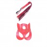 (RS2255) Kırmızı Kırbaç ve Maske Takım