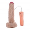 (L0151V) LIFELIKE VIBE Ultra Yumuşak Dokulu Titreşimli ve Rotasyonlu Realistik Vibratör Penis 18 CM