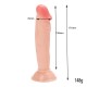 (L0252) VINCENT Dildo Gerçekçi Et Dokusunda Testissiz Realistik Anal Penis 17.5 CM