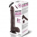 (9953) Master Perfection Dildo Frank - Isıtmalı İleri Geri Hareketli ve Rotasyonlu Gerçekçi Damarlı Zenci Yapay Penis Vibrator