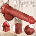 (9941) Master Perfection Dildo Micheal - Isıtmalı İleri Geri Hareketli ve Rotasyonlu Gerçekçi Damarlı Yapay Penis Vibrator