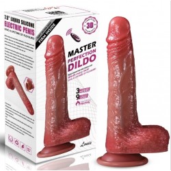 (9942) Master Perfection Dildo Louis - Isıtmalı İleri Geri Hareketli ve Rotasyonlu Gerçekçi Damarlı Yapay Penis Vibrator