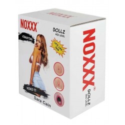 (C-806402)Noxx Sara Cain 3D Yüzlü Reslistik Vajina Anüslü 3 İşlevli Şişme Kadın