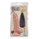 (C-CH7801)7’ Beginners Dildo Vibrator Flesh
