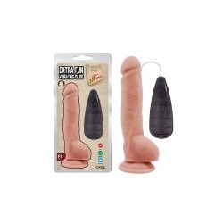 (C-CH7802)Extra Fun 23.5cm Kıkırdaklı Gerçekçi Realistik Vibratör