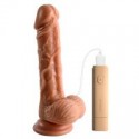 (C-7754)Noctis 18cm Realistik Titreşimli Dildo