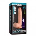 (CXSWBC10012V)Shequ Adam Vibrating Realistik Vantuzlu Titreşimli Dildo 21 cm