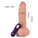 (CXSWBC10012V)Shequ Adam Vibrating Realistik Vantuzlu Titreşimli Dildo 21 cm