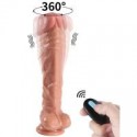 (CSQWBE10002)Jihad Knight Uzaktan Kumandalı Şarjlı Realistik Penis Döner Başlı 25.5 cm