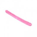 (C-7755P)Noctis 46cm Pembe Çift Taraflı Dildo