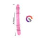 (C-7755P)Noctis 46cm Pembe Çift Taraflı Dildo