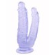 (c-7749M)Noctis 19cm Mor Çiftli Çatal Dildo