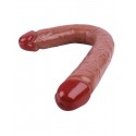 Noctis 46cm Kahverengi Çift Taraflı Dildo