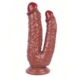 Noctis 19cm Kahverengi Çiftli Dildo