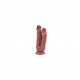 Noctis 19cm Kahverengi Çiftli Dildo