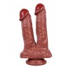 Noctis 21cm Kahverengi Çiftli Dildo