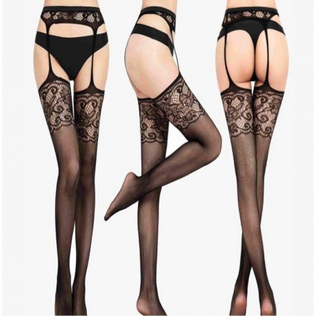 (NL5135) Özel bölgesi açık fantazi vücut çorabı