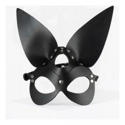 Fantezi Deri Bunny Maske