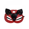 KIRMIZI SİYAH KEDİ KIZ MASKE