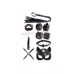 LEOPAR 7 PARÇA FANTAZİ SET KEDİ KIZ