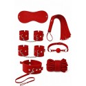MM0609 Kırmızı 7li Uykulu Set